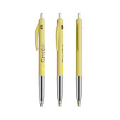 BIC® M10® Clic M10 BA Pastel Yellow IN blue