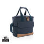 Impact AWARE™ 16 oz. recycled canvas koeltas, blauw