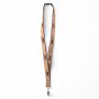 Zeefdruk lanyard van kurk en polyester