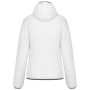 Ladies' lightweight hooded padded jacket White XS Ladies' lightweight hooded padded jacket White XS