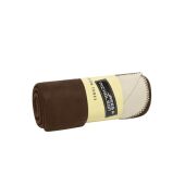 Bonded Fleece Blanket brown/cream