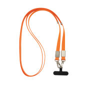 Nivo RCS recycled PET Crossbody lanyard, oranje
