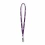 Polyester tubulaire keycord met metalen klem