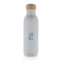 Avira Alcor RCS gerecycled RVS enkelwandige waterfles 600ML, wit