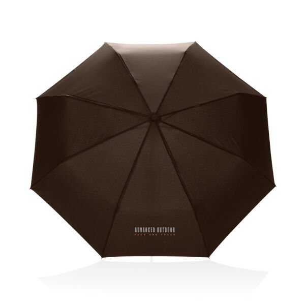 KENTO URBAN 21'' AWARE™ 190T RPET auto open-/sluitparaplu, bruin KENTO URBAN 21'' AWARE™ 190T RPET auto open-/sluitparaplu, bruin
