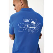 Iqoniq Yosemite gerecycled katoen pique polo, royal blue (XXS)