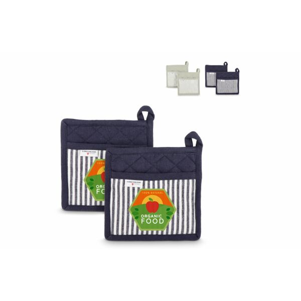 Lord Nelson Victory ovenwanten set 2 stuks - Donkerblauw / Wit Lord Nelson Victory ovenwanten set 2 stuks - Donkerblauw / Wit