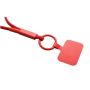 Tubyard lanyard telefoonhouder met gerecyclede plastic buis - Rood