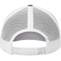 Tweekleurige Retro Truckerpet Darkgrey / White One Size
