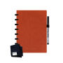 Correctbook A5 linnen hardcover Rusty Red
