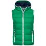 Ladies' Maritime Vest irish-green/white XXL