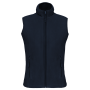 Bodywarmer van microfleece dames Navy L