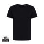 Iqoniq Yala dames lichtgewicht gerecycled katoen t-shirt, zwart (XXXL)