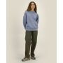 Chaser Vintage - De unisex relaxed garment-dyed hoodie - G. Dyed Blue Grey (XXS)