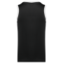 Basketbalshirt voor heren Black / White 4XL