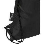 Adventure gerecyclede geïsoleerde tas met trekkoord 9L - Zwart