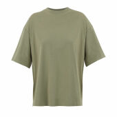 BOXY WOMEN - BOXY OVERSIZE T-SHIRT DAMES - XS - Khaki