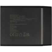 ADAPT 72 W PD-laadstation van gerecycled plastic - Zwart