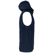Bodywarmer met capuchon volwassene Navy XXL