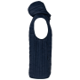 Bodywarmer met capuchon volwassene Navy XXL