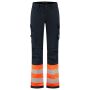 Werkbroek 2-Way Stretch High Vis Redefined Dames 506126 Ink-Fluor Orange 32