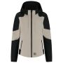 Softshell Capuchon Bicolor Redefined Dames 406119 Sand-Black XS