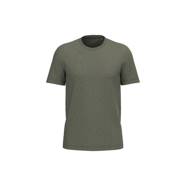 Heren T-shirt Bio190 Green Marble Heather XL Heren T-shirt Bio190 Green Marble Heather XL