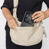 Aervina RCS rplastic herlaadbare bureauventilator, zwart