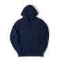 IQONIQ Rila lichtgewicht gerecycled katoen hoodie, donkerblauw (S)