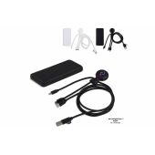 3199 | Xoopar Mr. Bio Powerbank and Cable pack 7000mAh - Wit