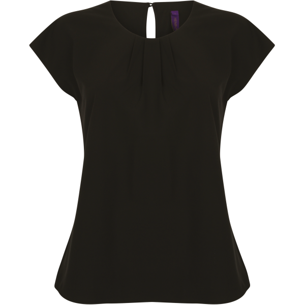 Ladies pleat front blouse