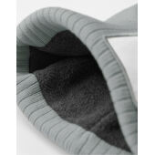 Appliqué Patch Pom Beanie - Black/White - One Size