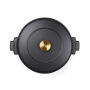 VINGA Monte heritage braadpan 5.5 L, zwart