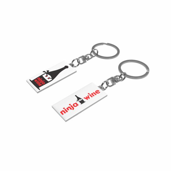 Key Ring Pluto Rechthoekig