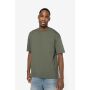Ecologisch oversized heren-T-shirt Peacock Green XXS