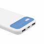 Powerbank SILICON VALLEY blauw, wit