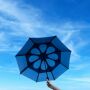 Polyester (190T) stormparaplu Debbie zwart