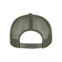 Klassieke truckerpet OLIVE / WHITE / LODEN One Size