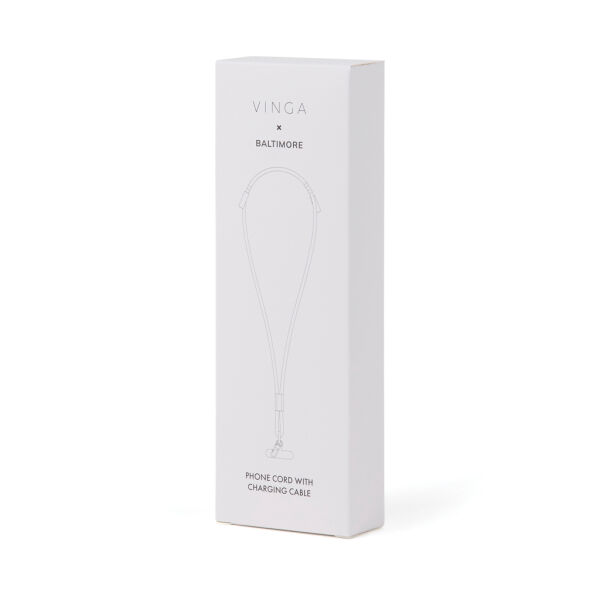 VINGA Baltimore RCS Telefoonkoord met oplaadkabel, donkerblauw VINGA Baltimore RCS Telefoonkoord met oplaadkabel, donkerblauw