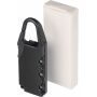 Zinc alloy numeric padlock April black