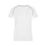 Ladies' Sports T-Shirt white/silver XXL
