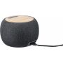 Gerecycled bamboe luidspreker Lyle zwart