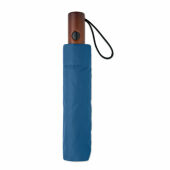 RAYNA FOLD - 21" auto paraplu houten greep - Royal Blauw