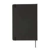A5 standaard hardcover PU notitieboek, zwart