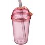 rPet Drinkbeker met rietje Glow 500 ml roze rPet Drinkbeker met rietje Glow 500 ml roze