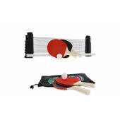 Tafeltennis set voor de 'gewone' tafel - Zwart