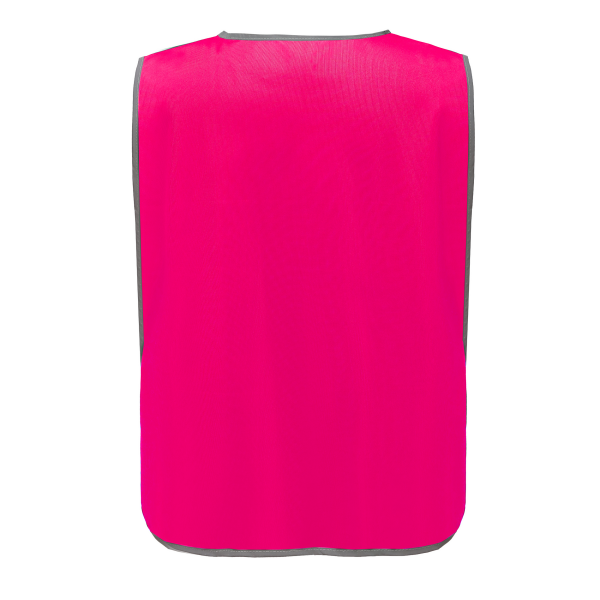 Personalisatie veiligheidshesje met reflecterende rand Fluo Pink XXL/3XL Personalisatie veiligheidshesje met reflecterende rand Fluo Pink XXL/3XL