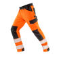 Recycled Stretch Safety Trouser - Fluo Orange - S