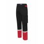 7507 SERVICEPANT PGL Black/Red D88