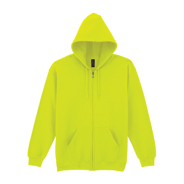 Heavy Blend™ Adult Sweatvest met capuchon Safety Yellow M Heavy Blend™ Adult Sweatvest met capuchon Safety Yellow M